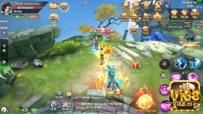 Lối chơi trong game có sự cải tiến nhưng không làm mất đi màu sắc quen thuộc vốn có của game kiếm hiệp